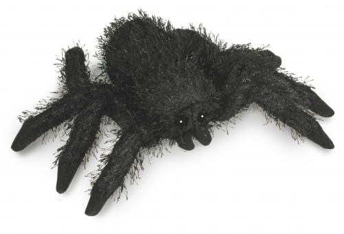 Spinne schwarz 15 cm